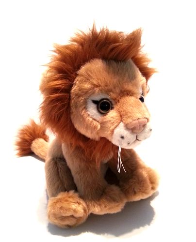 Soft toys - Sitting Lion 18cm - Click Image to Close